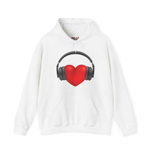Load image into Gallery viewer, Heart Music Heavy Blend Unisex Hoodie