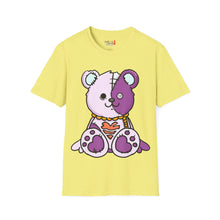 Load image into Gallery viewer, Purple Two Tone Teddy Bear T-shirt