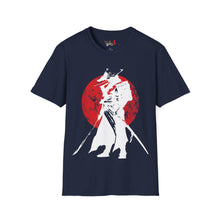 Load image into Gallery viewer, Red Moon Samurai Unisex Softstyle T-Shirt