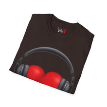 Load image into Gallery viewer, Heart Music Unisex Softstyle T-Shirt