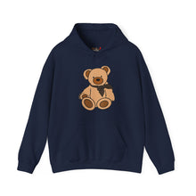Load image into Gallery viewer, Brown Scarf Teddy Bear Hoodie