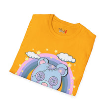 Load image into Gallery viewer, Pastel Rainbow Teddy Bear T-shirt