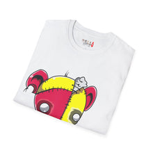 Load image into Gallery viewer, Red & Yellow Teddy Bear Unisex Softstyle T-Shirt