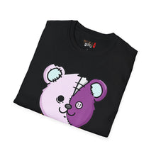 Load image into Gallery viewer, Purple Two Tone Teddy Bear T-shirt
