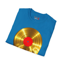 Load image into Gallery viewer, Melting Gold Record Unisex Softstyle T-Shirt