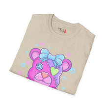 Load image into Gallery viewer, Purple Pink Teddy Bear T-shirt