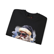 Load image into Gallery viewer, Black Santa 5 Unisex Heavy Blend™ Crewneck Sweatshirt