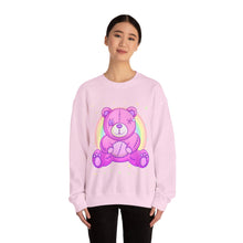 Load image into Gallery viewer, Purple Stitches Teddy Bear Sweatshirt