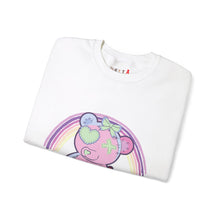 Load image into Gallery viewer, Green Heart Eye Teddy Bear Sweatshirt