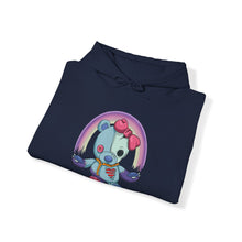 Load image into Gallery viewer, Rainbow Missing Eye Teddy Bear Hoodie