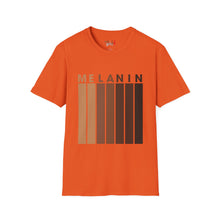 Load image into Gallery viewer, Melanin Vertical Stripes Unisex Softstyle T-Shirt