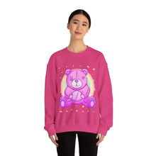 Load image into Gallery viewer, Purple Stitches Teddy Bear Sweatshirt