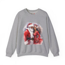Load image into Gallery viewer, Black Santa 8 Unisex Heavy Blend™ Crewneck Sweatshirt