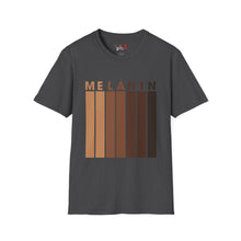 Load image into Gallery viewer, Melanin Vertical Stripes Unisex Softstyle T-Shirt