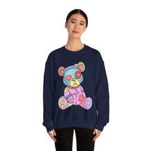 Load image into Gallery viewer, Pink Heart Eye Teddy Bear Sweatshirt
