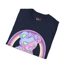 Load image into Gallery viewer, Pastel Pink & Blue Teddy Bear T-shirt