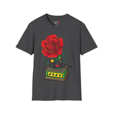 Load image into Gallery viewer, Rose Gramaphone Unisex Softstyle T-Shirt