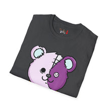 Load image into Gallery viewer, Purple Two Tone Teddy Bear T-shirt
