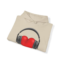 Load image into Gallery viewer, Heart Music Heavy Blend Unisex Hoodie