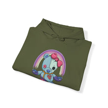 Load image into Gallery viewer, Rainbow Missing Eye Teddy Bear Hoodie