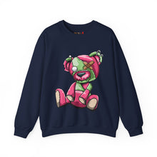 Load image into Gallery viewer, Pink & Green Patched Teddy Bear Sweatshirt