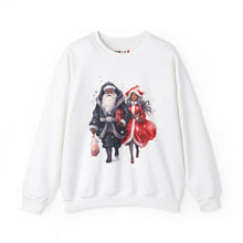 Load image into Gallery viewer, Black Santa 11 Unisex Heavy Blend™ Crewneck Sweatshirt