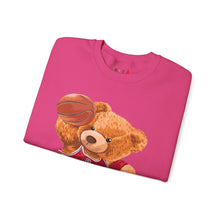 Load image into Gallery viewer, Basketball Teddy Bear Sweatshirt