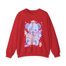Load image into Gallery viewer, Pastel Baby Blue Teddy Bear Sweatshirt