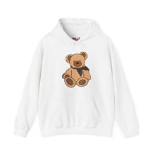 Load image into Gallery viewer, Brown Scarf Teddy Bear Hoodie