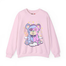 Load image into Gallery viewer, Pink Blue Pastel Teddy Bear Sweatshirt