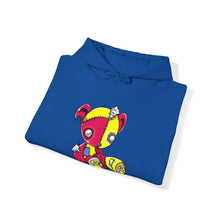 Load image into Gallery viewer, Red Yellow Patches Teddy Bear Hoodie