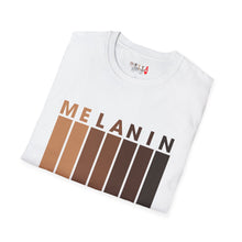 Load image into Gallery viewer, Melanin Vertical Stripes Unisex Softstyle T-Shirt