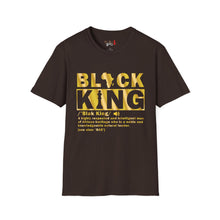 Load image into Gallery viewer, Black King Unisex Softstyle T-Shirt