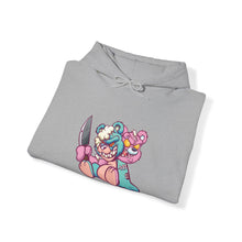 Load image into Gallery viewer, Two Headed Knife Teddy Bear Hoodie