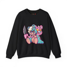 Load image into Gallery viewer, Two Headed Knife Teddy Bear Sweatshirt
