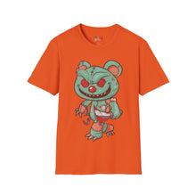 Load image into Gallery viewer, Evil Patched Teddy Bear Unisex Softstyle T-Shirt