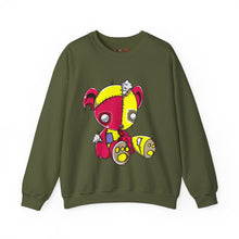Load image into Gallery viewer, Red Yellow Patches Teddy Bear Sweatshirt