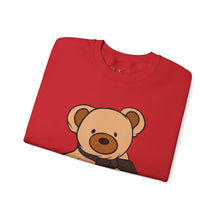 Load image into Gallery viewer, Brown Scarf Teddy Bear Sweatshirt