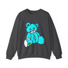 Load image into Gallery viewer, Missing Button Eye Teddy Bear Sweatshirt