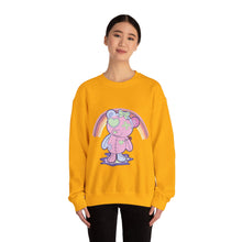 Load image into Gallery viewer, Green Heart Eye Teddy Bear Sweatshirt