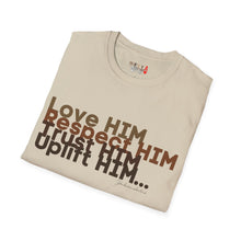 Load image into Gallery viewer, Love HIM Uplift HIM Unisex Softstyle T-Shirt