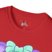 Load image into Gallery viewer, Purple Heart Eye Teddy Bear T-shirt