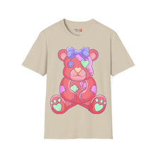 Load image into Gallery viewer, Orange Heart Eye Teddy Bear T-shirt