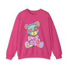 Load image into Gallery viewer, Pink Heart Eye Teddy Bear Sweatshirt