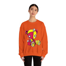 Load image into Gallery viewer, Red Yellow Patches Teddy Bear Sweatshirt