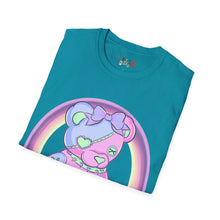 Load image into Gallery viewer, Pastel Pink & Blue Teddy Bear T-shirt