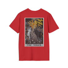 Load image into Gallery viewer, XVI The Tower Rear Print T-Shirt