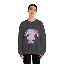 Load image into Gallery viewer, Green Heart Eye Teddy Bear Sweatshirt