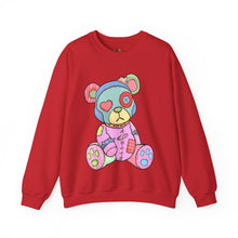 Load image into Gallery viewer, Pink Heart Eye Teddy Bear Sweatshirt