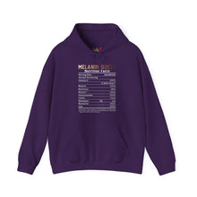 Load image into Gallery viewer, Melanin Queen Nutrition Facts Magic Heavy Blend Unisex Hoodie